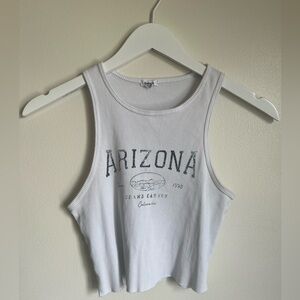 Garage Arizona Ribbed Crop Tank Top - Size M